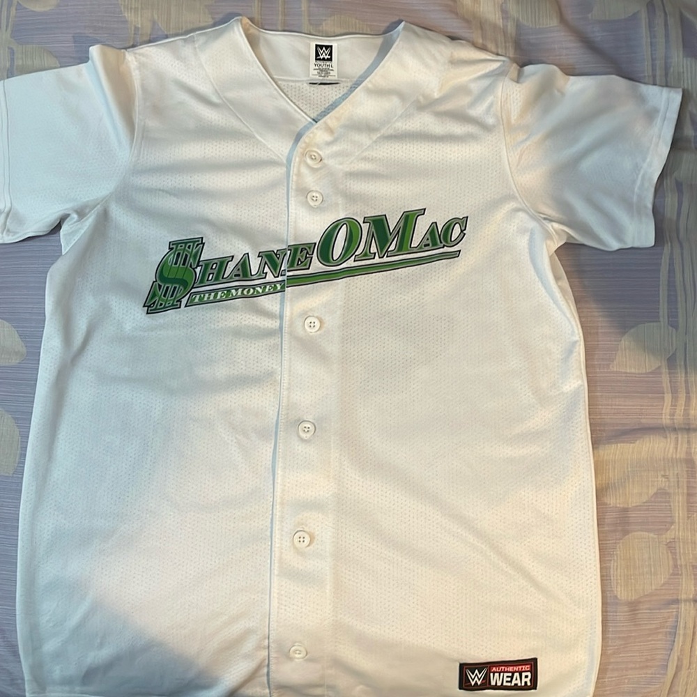 Authentic WWE baseball jersey
